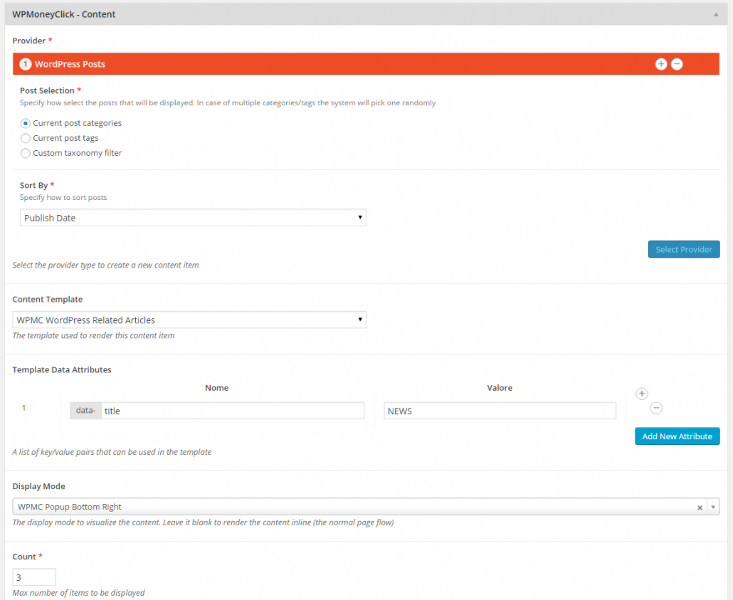create-wordpress-content-item